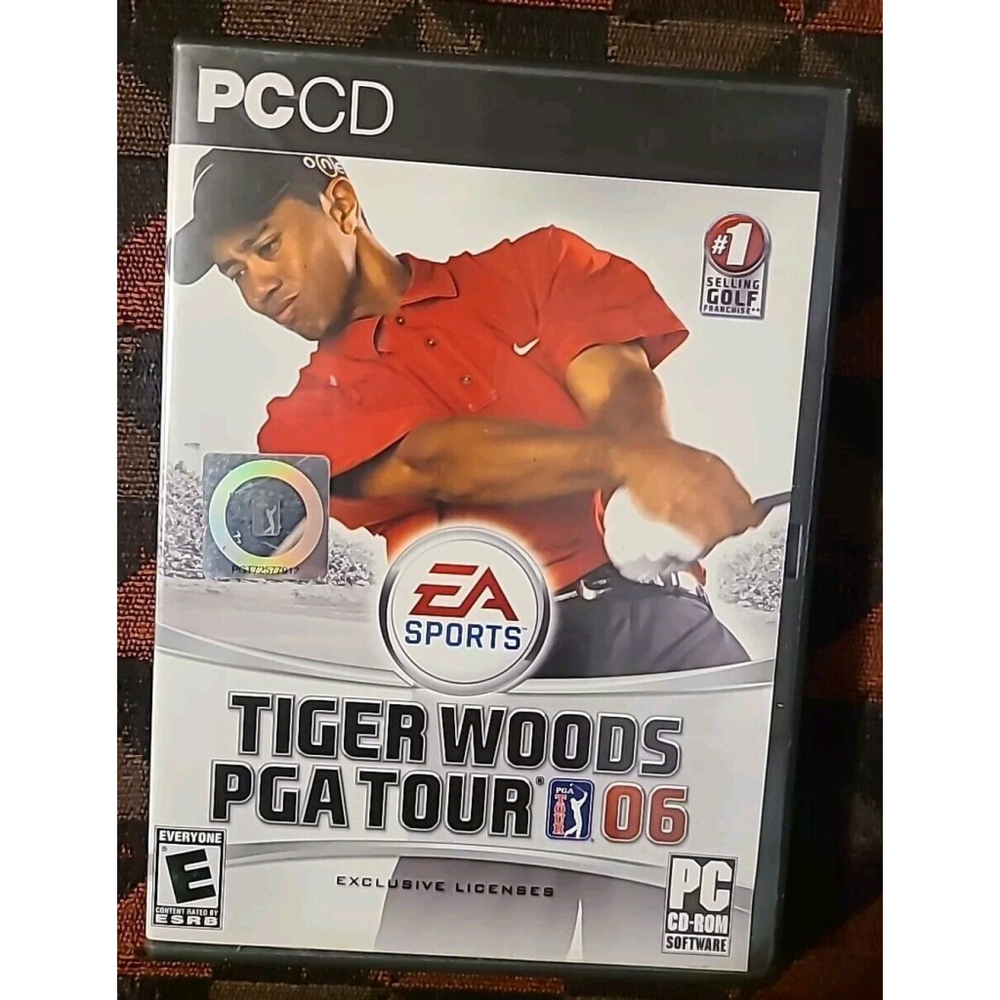 Tiger Woods PGA Tour 06 2006 (PC CD-ROM, 2005, 3 Discs) With Manual